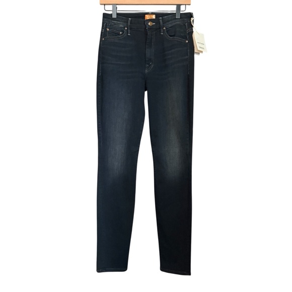 NWT Mother High Waisted Looker Skinny Denim in Coffee, Tea or Me? - Picture 2 of 11